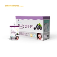[9M+] Bebefood Elderberry Juice 80ml x10 Baby Drink Kids Juice Korea Ready Stock