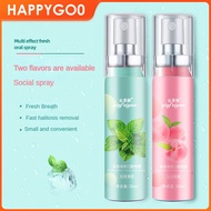 Probiotic  Peach Mouth Spray Mouth Wash Oral Spray Remove Breath Bad Long-lasting Peach Mint Fresh Portable Breath Spray efficient 20ml