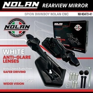 BWINBOY NOLAN BLACK WHITE GLASS UNIVERSAL MIRROR