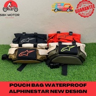 【SBK MOTOR】Motor Rider Pouch Bag Alphinestar New Design | Motorcycle Sling / Waist Bag | Waterproof 