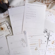 Jeenzaa Zoey Paper - monthly . journal . weekly planner journal insert