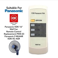 Panasonic KDK 16" Wall Fan Remote Control Replacement PKW-23 Panasonic F-MU44R KDK KC-4GR