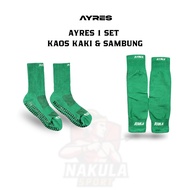 1 SET Ayres Aquila Socks and Aquila Anti-Slip Sports Socks with Aquila Sport Connection Original