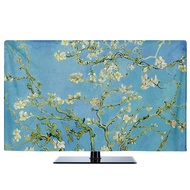 Clearance ~ LCD TV cover European fabric dust cover hanging 50-inch 55 curved cover 65 wall hanging