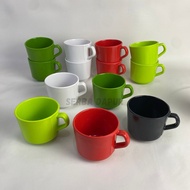 (6Pcs / 1 Dozen) Unica Melamine Cups 200ml CK-U200, Colored Melamine Cups, Coffee and Tea Cups