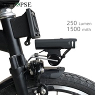 TWTOPSE Smart Bike Light With Holder For Brompton Folding Bicycle Head Front Light Lamp USB 3SIXTY 412