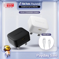 [SAFETY MARK] Baseus 30W/20W PD USB-C Fast Charger + Cable Combo for all mobile devices PD3.0 QC3.0