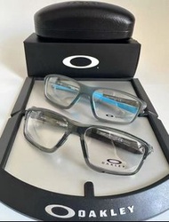 送防滑帶 多款色Oakley歐克利 OX8080 近視眼鏡 戶外騎行運動鏡架 眼鏡框 透明灰
