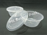 MW R12 - 12oz Round Disposable Plastic Food Container (50pcs±) / Bekas Makanan Bulat / Bekas Plastik
