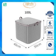 Large 100L Clothes Duvet Bag, Convenient Foldable Multi-Purpose Storage Bag