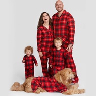 2025 Family Matching Outfits Lattice Home Wear Pajamas Parent-child Wear Pajama Sets for New Year