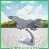 [Simple] 1/72 F35B Fighter Model Diecast Model Hobby with Stand Aircraft Metal Fighter