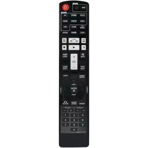 New AKB73175701 Replacement Remote Suit for LG Home Theater System ARX5000 AR805TS ARX8000 SR85TS-F