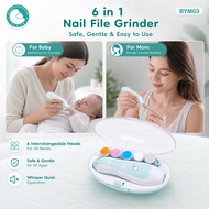 Preferred Electric Baby Nail Trimmer Nail Clipper with LED Light Ultra Quiet Safe 6 in1 Set Adult Po
