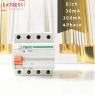 Rccb elcb domae 25a 40a 63a 30mA 300mA 4phase