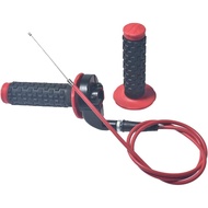Red 7/8" 22mm Handlebar Handle Grips Throttle Cable for 50cc 90cc 110cc 125cc 150cc 200cc 250cc Mini
