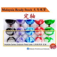 【Sundia Marble Series Diabolo fixed-axle 三铃 火焰旋风铃 扯铃 定轴】Unique design 独特火焰纹理 Chinese yoyo Malaysia R