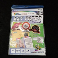 Art paper blue print A4 150gsm