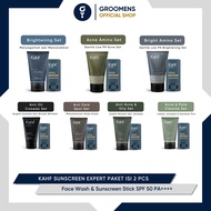 Kahf Sunscreen Expert Pack of 2 - Face Wash & Sunscreen Stick