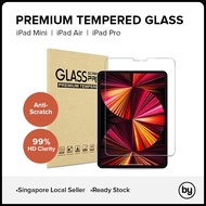 [SG] Premium iPad Screen Protector Tempered Glass Clear For iPad Pro 12.9/Pro 11/10.2/Air 4/3/Mini 4/5/10.5/9.7