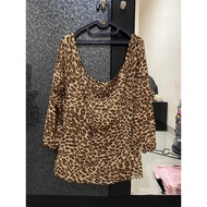 Leopard Striped Top