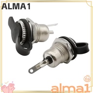 ALMA DC Power Female Socket Jack, DC-099 High-quality DC Jack Adapter, DC Power Jack Socket Metal Du
