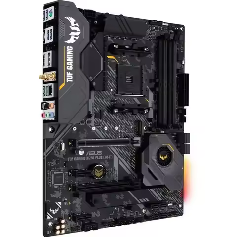 ASUS X570 AM4 TUF GAMING X570-PLUS (WI-FI) compatible con Ryzen 5 5600G 5600/Ryzen 7 5700x3d 5800x3d