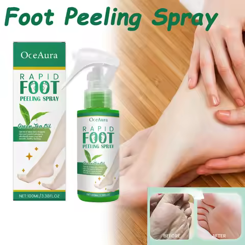 Foot Peeling Spray Gentle Moisturizing Improve Dryness & Heel Cracking Rermove Dead Skin Exfoliating