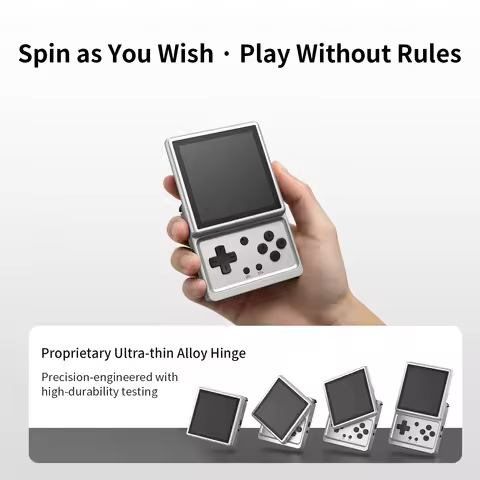 ANBERNIC RG Rotate Android Handheld Game Console 3GB+32GB IPS 720×720 3.5" T618 Retro Gaming Emulato