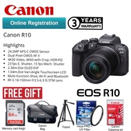 Canon EOS R10 kit lens 18-150mm original free 64gb + canon bag (3 years warranty) canon R10 R10 R10 