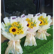 Meaningful gift bouquet of zinc velvet flowers