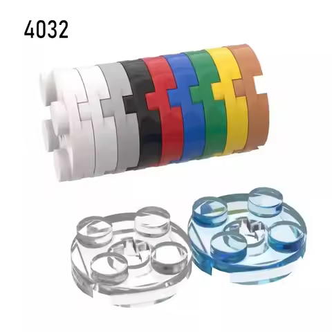 100pcs DIY Building Blocks Size Compatible With 4032 Brick Plastic 2x2 Round Toys for Children