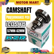 KOZI KZR PCO CAMSHAFT LC135 Y15 RACING PCO CAM CAMSHAFT 57MM-62MM PERFORMAMCE ORI KZR