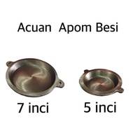 7 INCH AND 5 INCH IRON BACK APOM CAKE MOLD