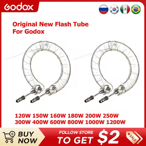 Godox Original Flash Tube for AD300PRO 120W 150W 160W 180W 200W 250W 300W 400W 600W 800W 1000W 1200W