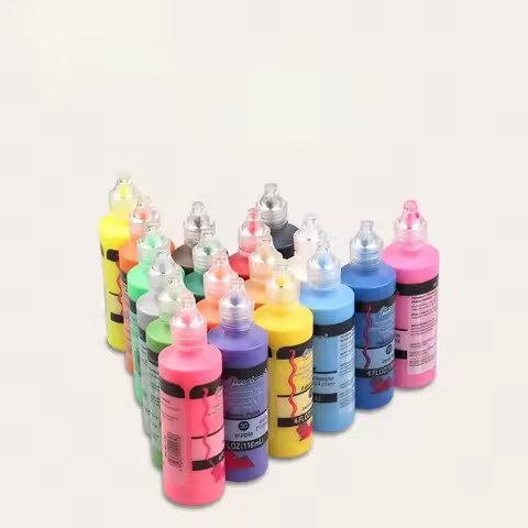 118ml Color Acrylic Paint 3d Three-dimensional Paint Diy Hand-painted Graffiti Textile Paint