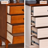 H-66/ Clearance Six-Drawer Cabinet Five-Drawer Cabinet Solid Wood Bedroom Storage Cabinet Simple Drawer Cabinet European