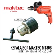 SPAREPART MAKTEC MT80B KEPALA BOR DRAT 13MM DRILL CHUCK MUR 13 MM KEPALA BOR MUR DRAT DALAM MAKTEC M