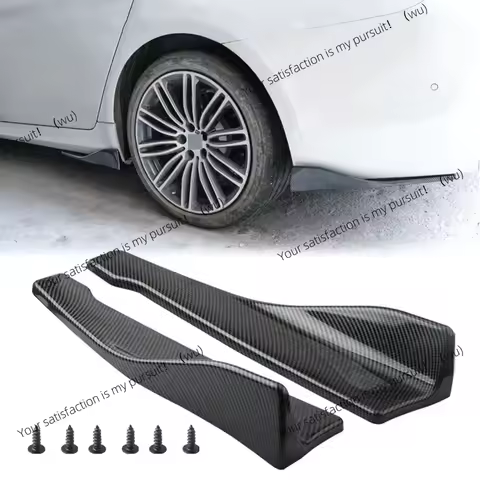 48Cm Side Skirt for BMW E90 E46 F20 F30 E39 G20 Universal Extension Protector, Rear Bumper Spoiler