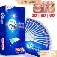 Teeth Brightening Strips for Teeth 3D/5D/9D Whitener Strips Reduced Sensitivity White Strips for Too