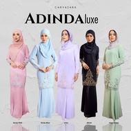 CaryaZara - Baju Raya 2024 Adinda Kurung Moden Border Lace Sulam Full Lining Classic Kurung