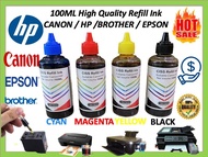 Universal Refill Ink For HP Deskjet 21/22/60/61/680/678/704/703/46/27/28/702/56/57 62/63/64/65/901/9