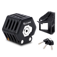 WEST BIKING จักรยานพับล็อคแบบพกพาเหล็ก Anti-Theft ล็อคความปลอดภัยรถจักรยานยนต์ E-BIKE ล็อค MTB ROAD