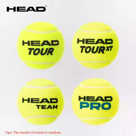 HEAD Tennis Ball 3/6/9PCS Wool Rubber Training Balls High Elasticity Match Balls Durable Excesice Te