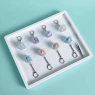 xo94ol 1/2/3/4/9 Key Keyboard Fidget Toys Crystal Keycap Keychain Stress Relief Fingertip Gadget Dpr