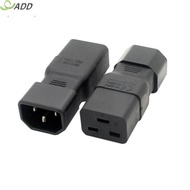 ADD IEC320 Male C19 to Female C14 Power Adapter Mains Extension Connector AB