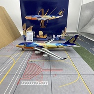 Ready Stock SQ Wings 1/200 Singapore Airlines B747-400 Alloy Airliner Model 9V-SPK Seven-Color Bird