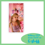 WALLDECOR AESPA WINTER SIZE 15X30 CM WALL DECOR WOODEN POSTER KPOP WALL DECORATION