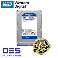 WESTERN DIGITAL WD20EARZ HDD 2TB 5400RPM / 64MB 3.5-inch WD Blue SATA PC HARD DISK DRIVE