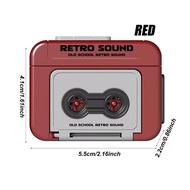 Gantungan Kunci Rekaman Kotak Musik Perekam Suara Mini Retro Keychain Pendant Tape Recorder Radio Pl